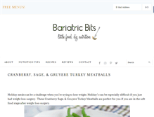 Tablet Screenshot of bariatricbits.com